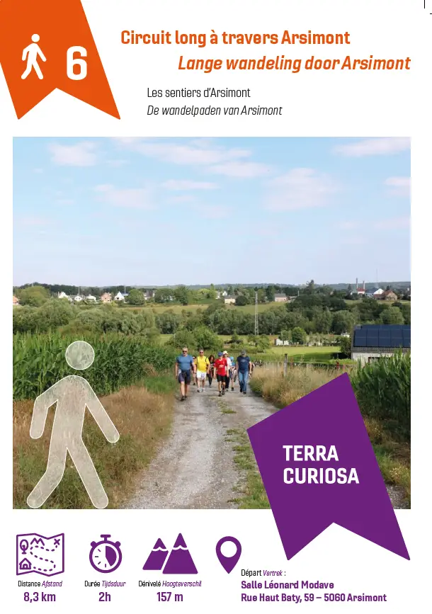 Randonnée à pied autour d'Arsimont, près de Sambreville - Terra Curiosa
