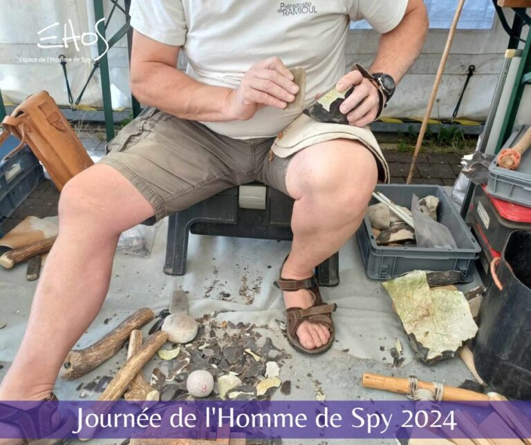 Un atelier de taille du silex !