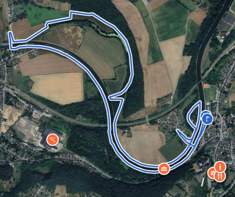 parcours course à pied floreffe