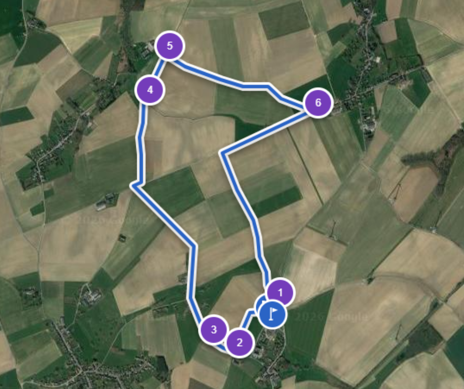 parcours run sombreffe