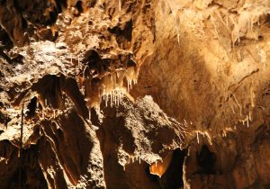 Intérieur des grottes.